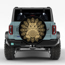 Mandala Meditating Bulbasaur Pokemon Yoga Jeep Car Spare Tire Cover