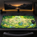 Bulbasaur x Chikorita Grass Pokemon Desk Mat