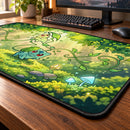 Bulbasaur x Chikorita Grass Pokemon Desk Mat