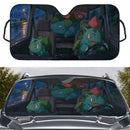 Bulbasaur x Ivysaur x Venusaur Pokemon Car Auto Sunshades