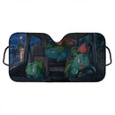 Bulbasaur x Ivysaur x Venusaur Pokemon Car Auto Sunshades