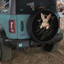 Peeking Bunny Car Spare Tire Cover