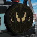 Papilio polytes Butterfly Gothic Moon Sun Jeep Car Spare Tire Cover