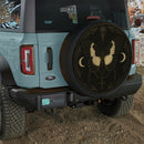 Papilio polytes Butterfly Gothic Moon Sun Jeep Car Spare Tire Cover