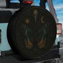 Gothic Luna Moth Butterfly Jeep Car Spare Tire Cover