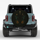 Gothic Luna Moth Butterfly Jeep Car Spare Tire Cover