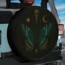 Skull Gothic Luna Moth Butterfly Sun Moon Jeep Car Spare Tire Cover