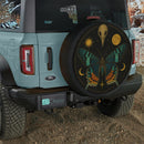 Gothic Luna Moth Butterfly Sun Moon Skull Jeep Car Spare Tire Cover