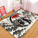 Byakuya Kuchiki x Rukia Kuchiki Bleach Japan Ink Style Rectangular Area Rug
