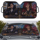Caitlyn Kiramman x Vi Arcane Custom Car Windshield Sunshades