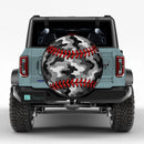 Grey Camouflage Baseball Car Spare Tire Cover