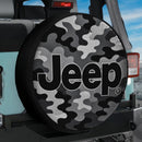Camo B&W Jeep Car Spare Tire Cover
