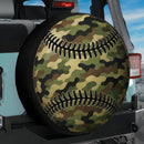 Military Camo Baseball Car Spare Tire Cover