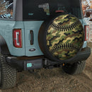 Military Camo Baseball Car Spare Tire Cover