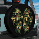 Camo Bow Tie Car Spare Tire Cover