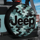 Camo Mint Jeep Car Spare Tire Cover