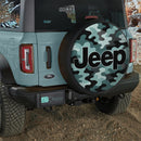 Camo Mint Jeep Car Spare Tire Cover