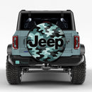 Camo Mint Jeep Car Spare Tire Cover