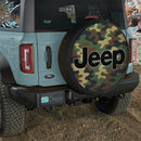 Camo Jeep Car Spare Tire Cover