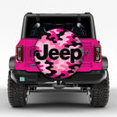 Camo Pink Jeep Car Spare Tire Cover