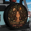 Camping Hair Dont Care Car Spare Tire Cover