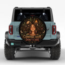 Camping Hair Dont Care Car Spare Tire Cover