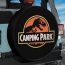 Camping Jurassic Park Jeep Car Spare Tire Cover