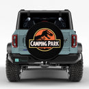 Camping Jurassic Park Jeep Car Spare Tire Cover