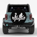 Funny Canoe Believe This Alien Bigfoot Jeep Car Spare Tire Cover