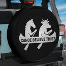 Funny Canoe Believe This Horse And Cow Jeep Car Spare Tire Cover