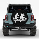 Funny Canoe Believe This Horse And Cow Jeep Car Spare Tire Cover
