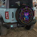 Cat Pixel Car Spare Tire Cover