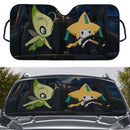 Celebi x Jirachi Pokemon Car Auto Sunshades