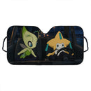 Celebi x Jirachi Pokemon Car Auto Sunshades