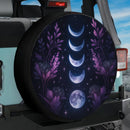 Celestial Moon Lavender Car Spare Tire Cover