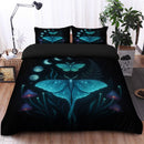 Mystic Luna Moth & Mushrooms Bedding Set