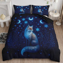 Celestial Moon Fox Bedding Set
