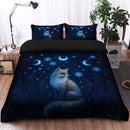 Celestial Moon Fox Bedding Set