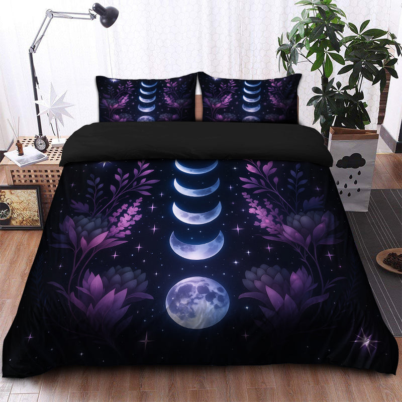 Celestial Moon Lavender Bedding Set