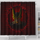 Perfect Cell From Dragon Ball Z Break Wall Shower Curtain