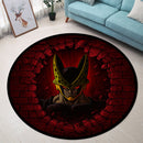 Cell from the Dragon Ball Z Break Wall Round Rug