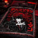 Chainsaw Man Aki Hayakawa Woven Throw Blanket