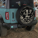 Chaotic Good Vibes Only Car Spare Tire Cover