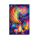 Charizard Watercolor Rainbow Jigsaw Puzzle