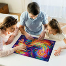 Charizard Watercolor Rainbow Jigsaw Puzzle