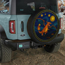 Charizard Starry Night Pokemon Stained Glass Jeep Car Spare Tire Cover