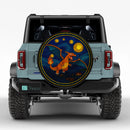 Charizard Starry Night Pokemon Stained Glass Jeep Car Spare Tire Cover