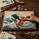 Charizard Pokemon The Great Wave Jigsaw Puzzle