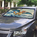 Charizard The Great Wave Japan Custom Car Windshield Sunshades