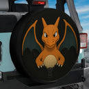Charizard Pokemon Zipper Jeep Car Spare Tire Cover